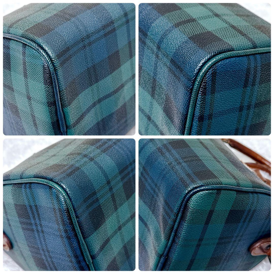 美品✨ POLO RALPH LAUREN ミニ ボストン バッグ チェック