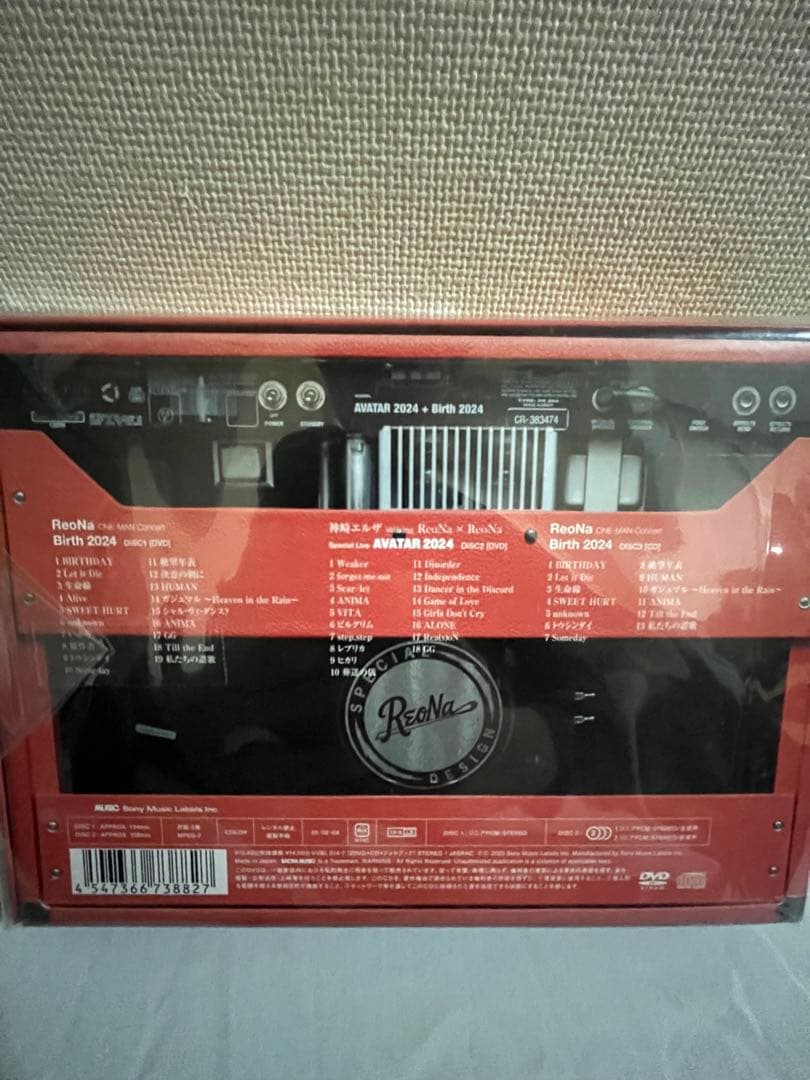 ReoNa Birth/AVATAR 2024 完全生産限定盤 DVD