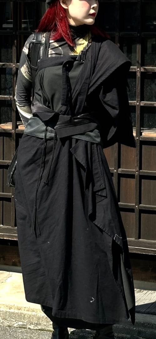 ヨウジヤマモト 2019年春夏 黒 femme アウタードレス　1