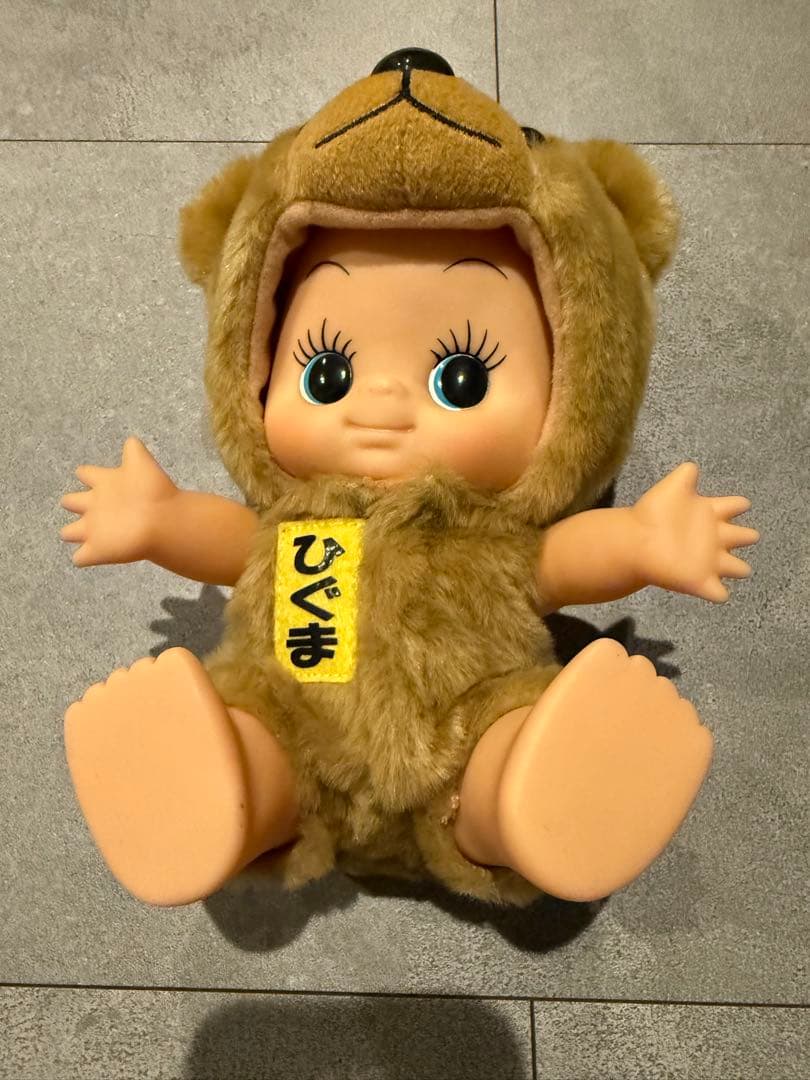 希少　キューピー　コスチュームキューピー　北海道　ひぐま　タグ付き　BIG　人形