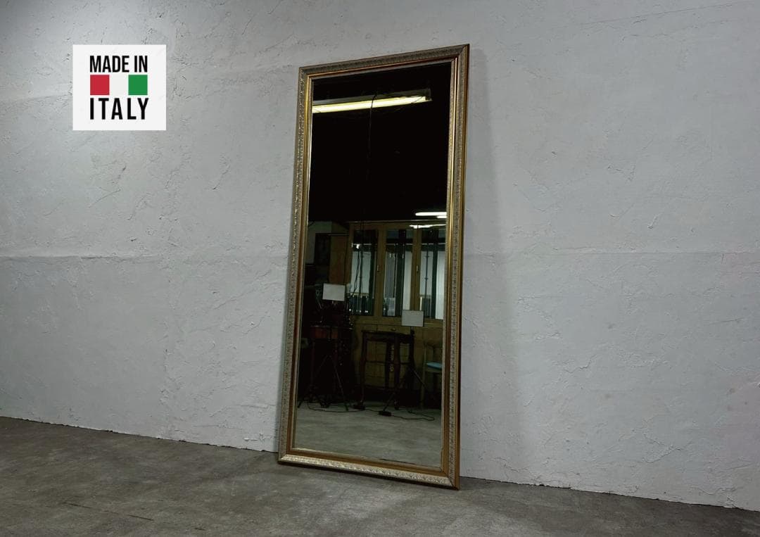 『イタリア製』ウォールミラー 大型ミラー 壁掛けミラー 姿見 鏡 RWmis54