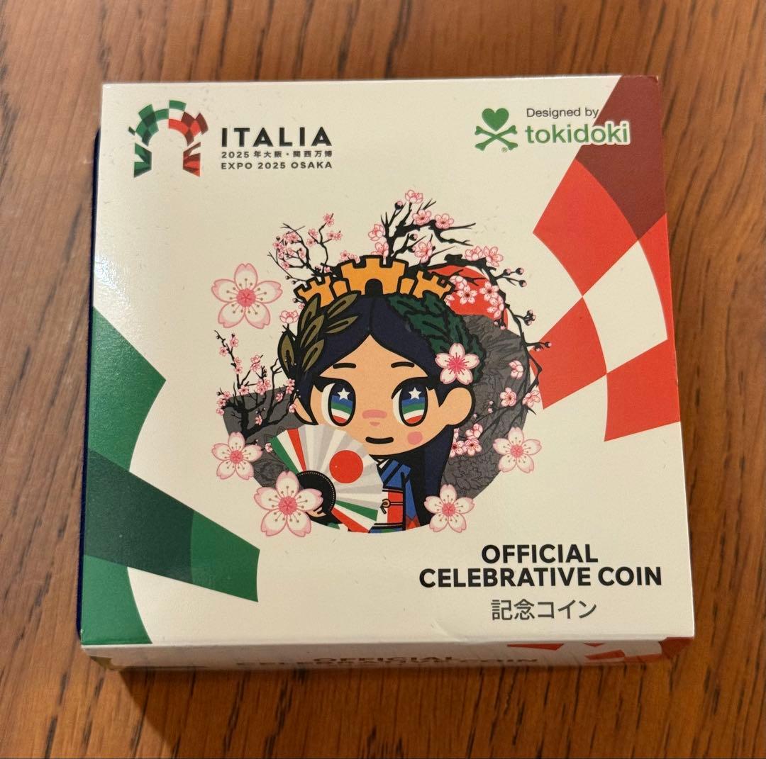 大阪　関西　万博　イタリア館　記念　イタリアちゃん