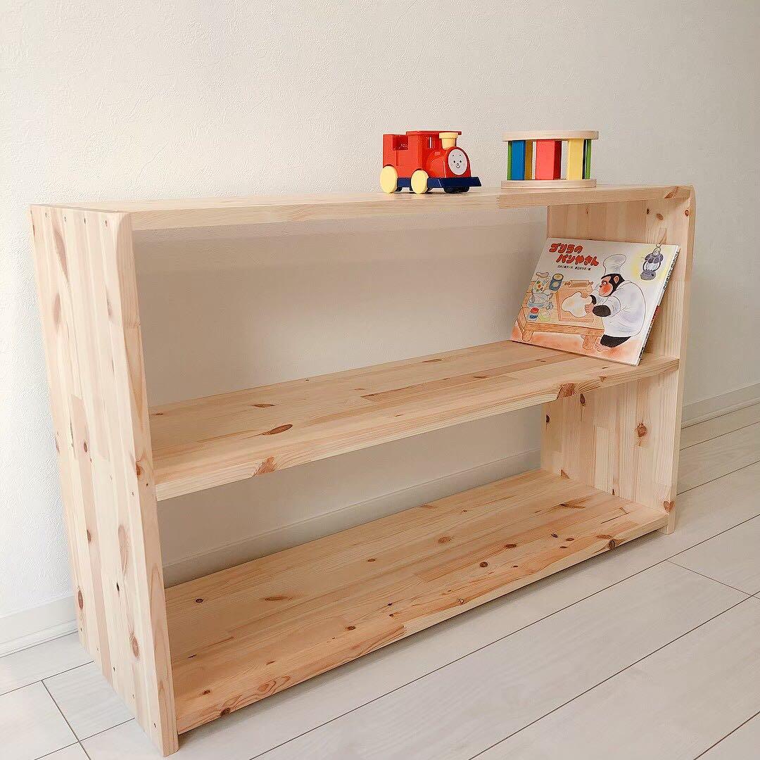 ◆◇送料込み◇◆おもちゃ棚 ハンドメイド モンテッソーリ オープンシェルフ