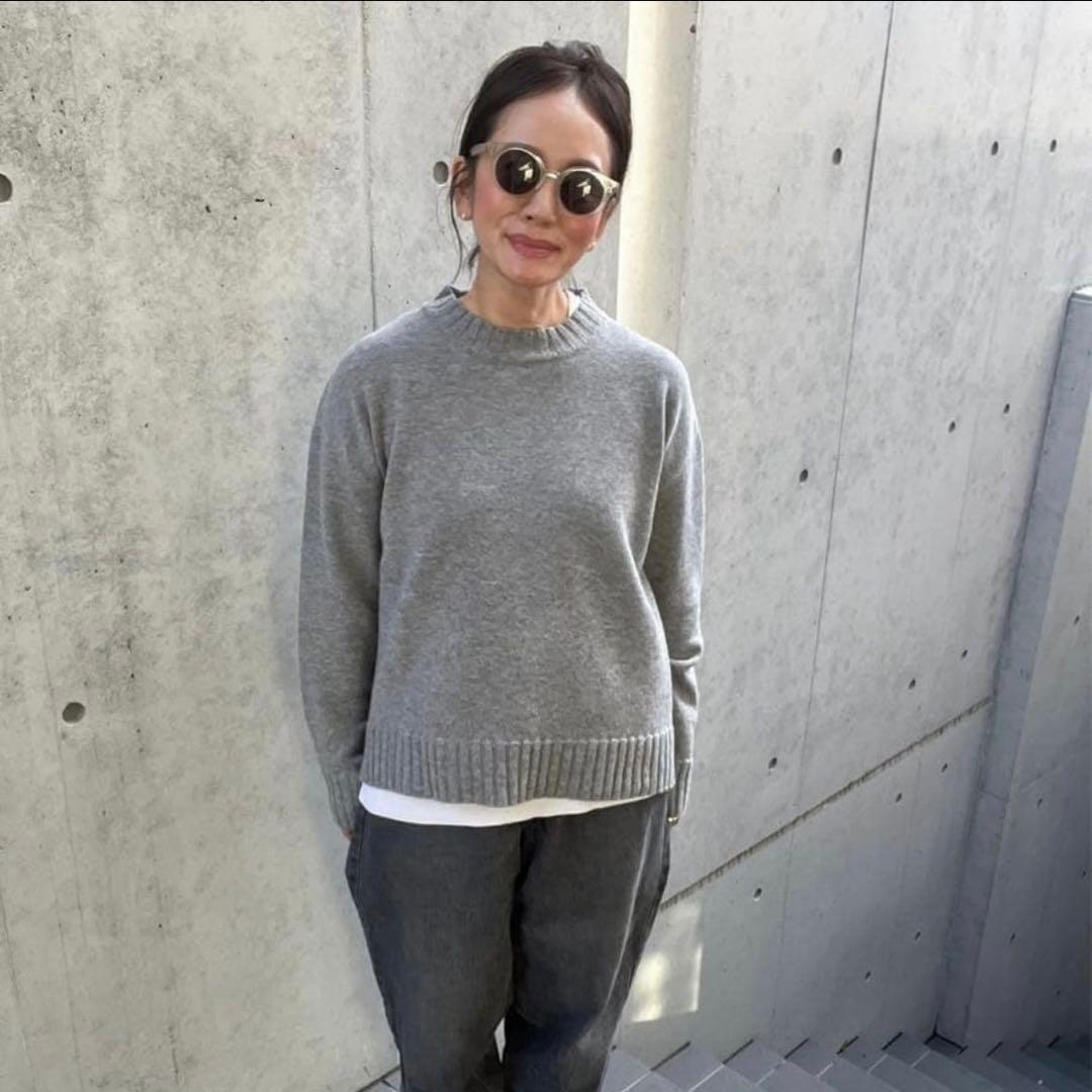 新品　タグ付き　グレー　julynine 2024-25AW セーター