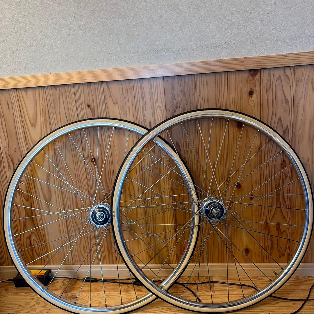 競輪 DURA-ACE HB-7600 完組ホイール 2本セット