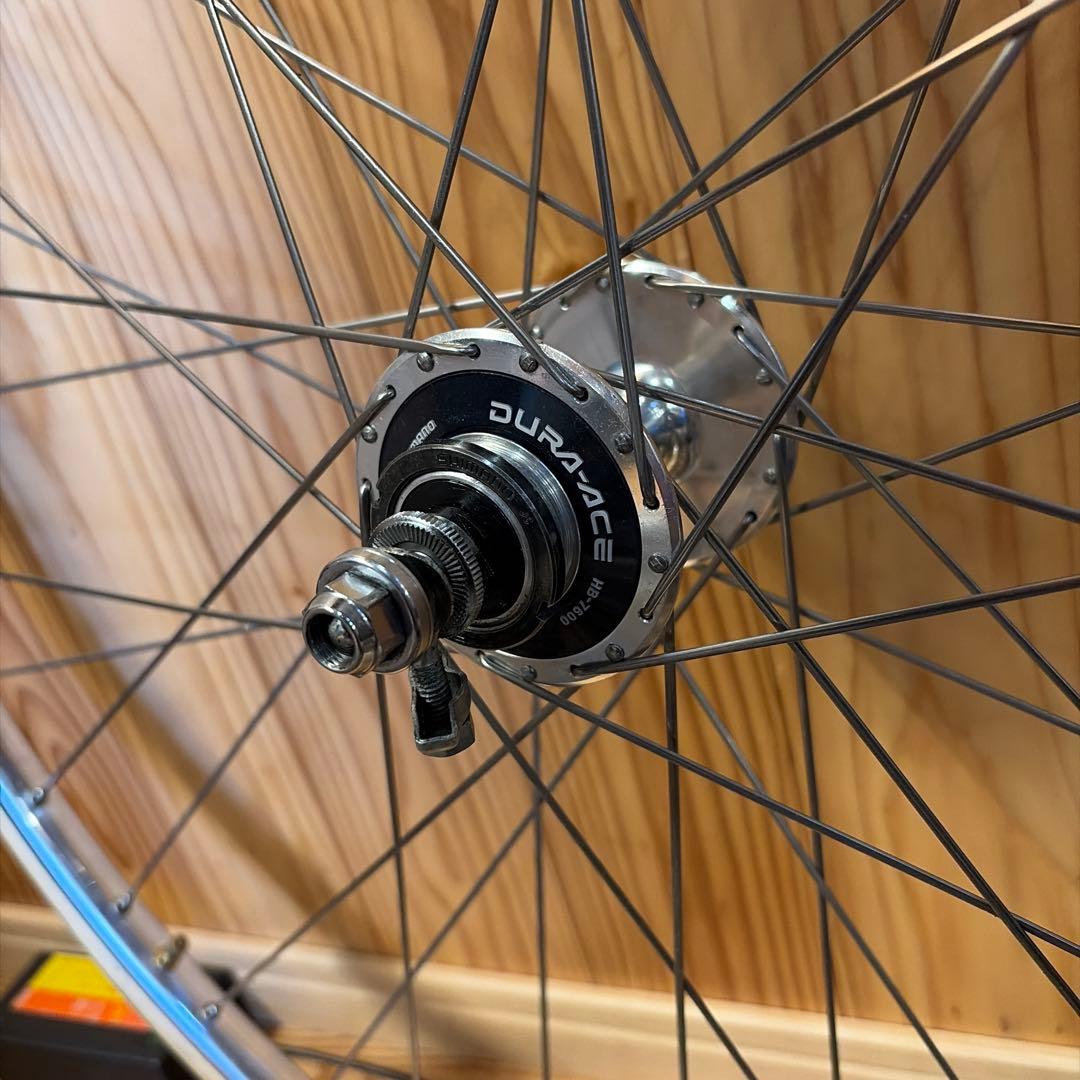 競輪 DURA-ACE HB-7600 完組ホイール 2本セット