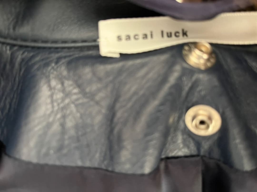 Sacai luck ライダースジャケット