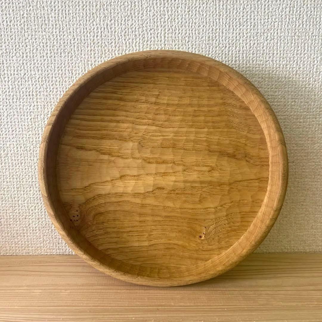 片田学 トロワ 楕円盆 栗