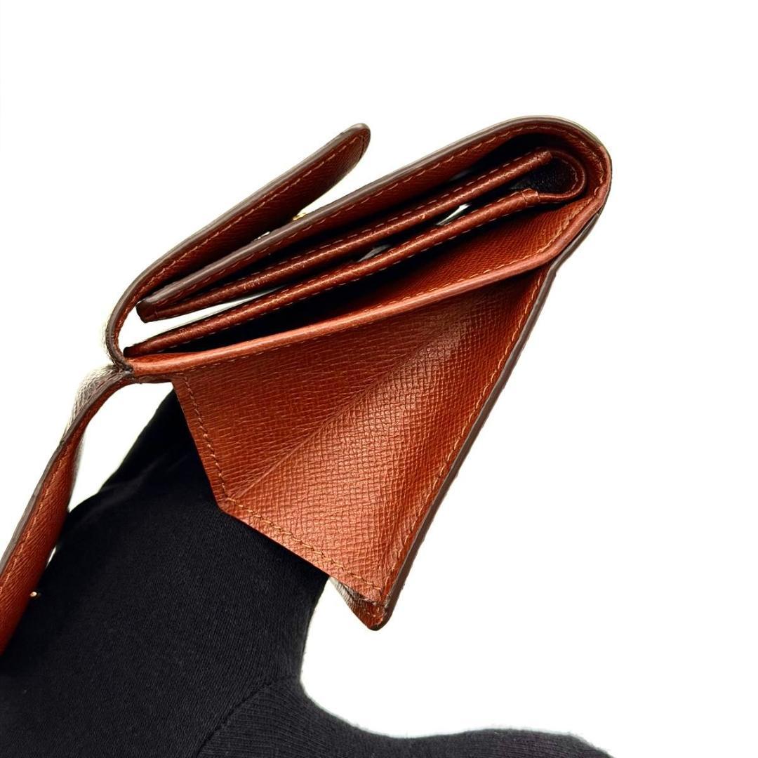 【良品】ルイヴィトン モノグラム ポルトモネ ビエ カルトクレディ Wホック財布