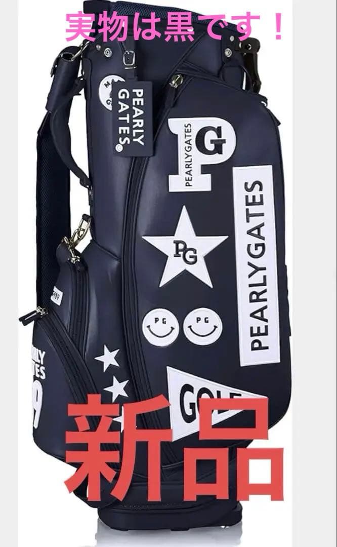 新品⭐︎PEARLY GATES キャディバッグ ブラック