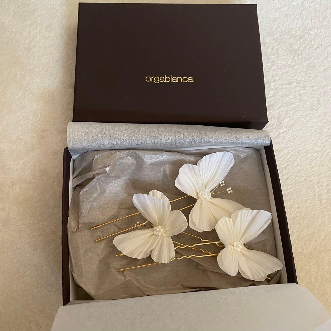 【しらたま】orgablanca カプリピン　蝶々
