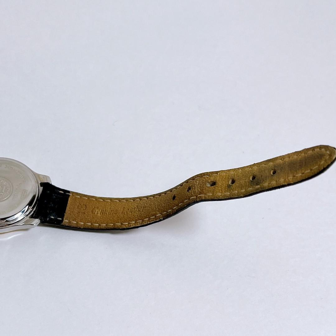 FENDI 電池交換済み　210L クォーツ デイト コンビカラー 黒文字盤