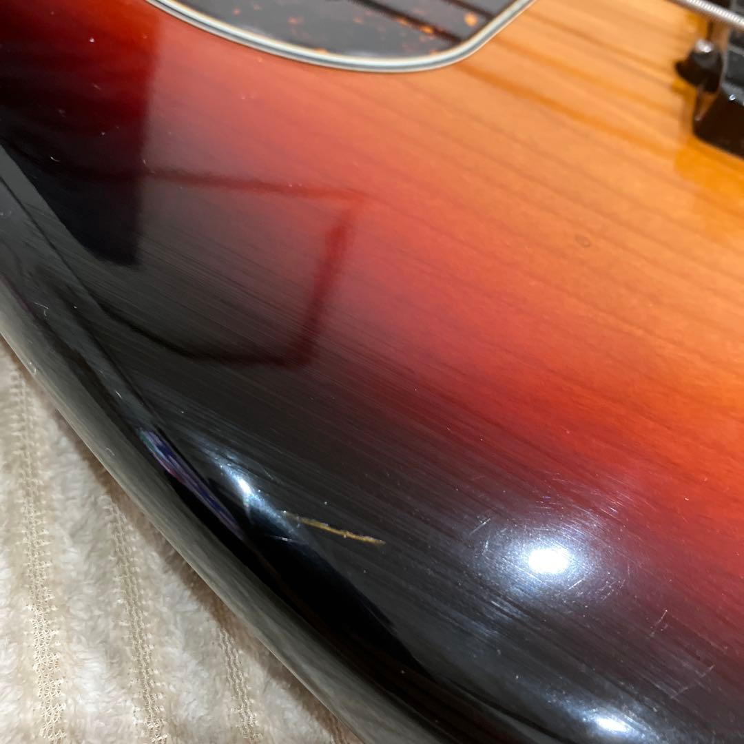 エレキベース Edwards サンバースト ケース付き