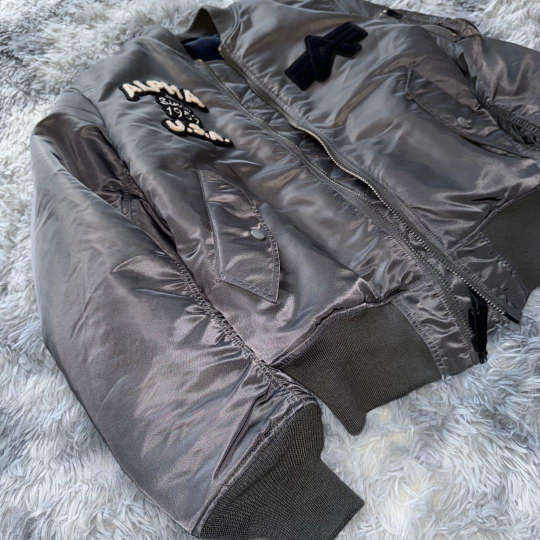 ALPHA INDUSTRIES アルファ MA-1 フライトジャケット S