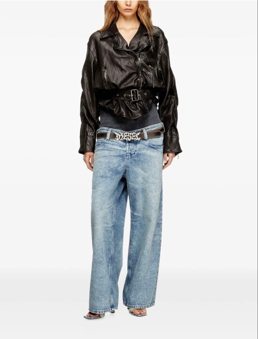 日本48着　DIESEL レザージャケット 早く売りたいたいので値下げ交渉あり