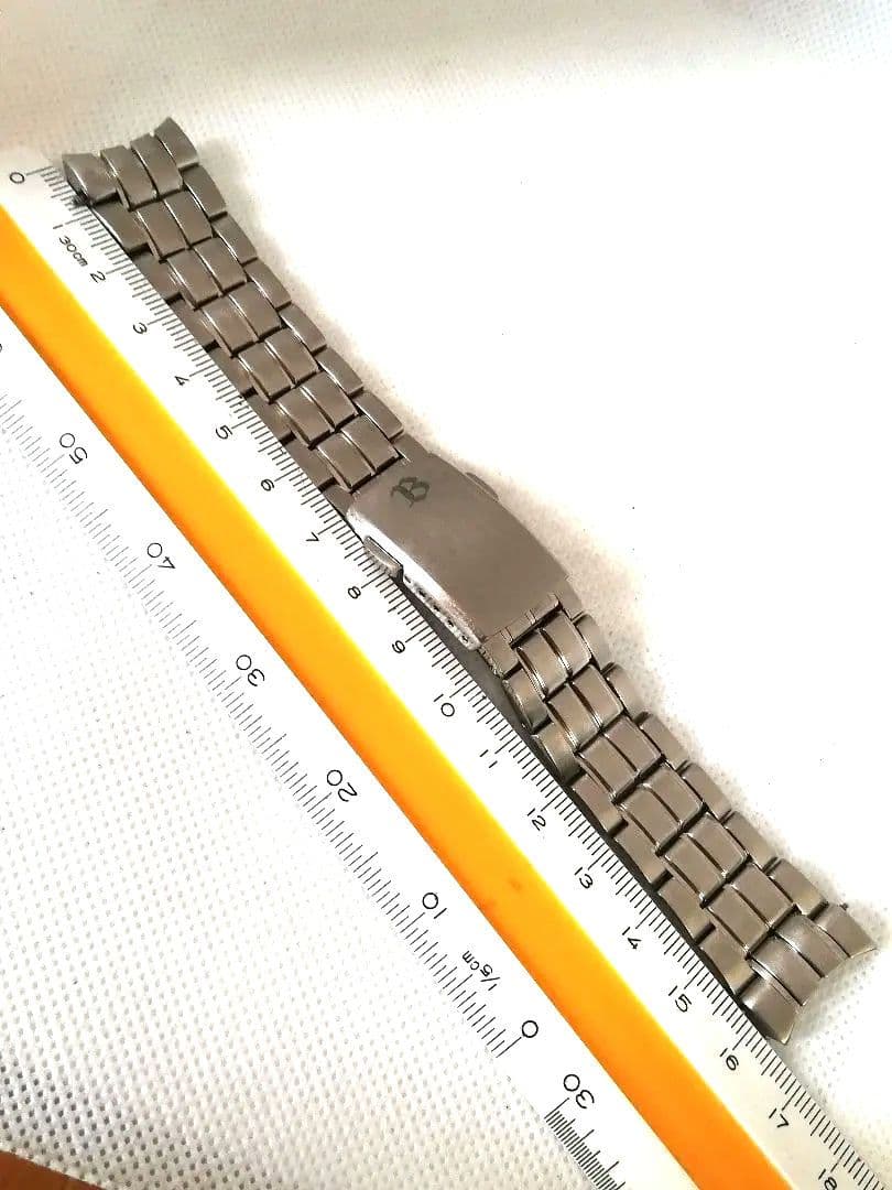 【美品、ラグ幅20mm、約16.5cm】セイコー　純正　チタン　ブライツ　ベルト