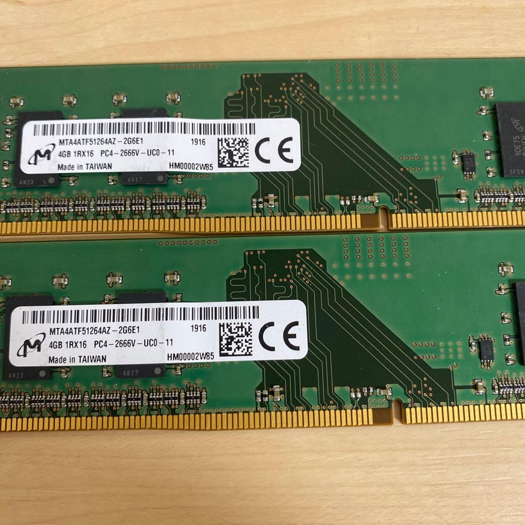 m*o様 メモリー PC4-4GB（2400T-8枚）（2666V-2枚）