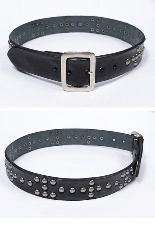 SUGARCANE スタッズ ギャリソンベルト SC02321 黒 36 新品