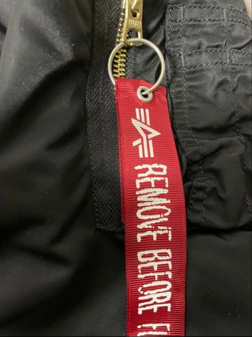 ［アルファ インダストリーズ] MA-1スリムフィットフライトジャケット