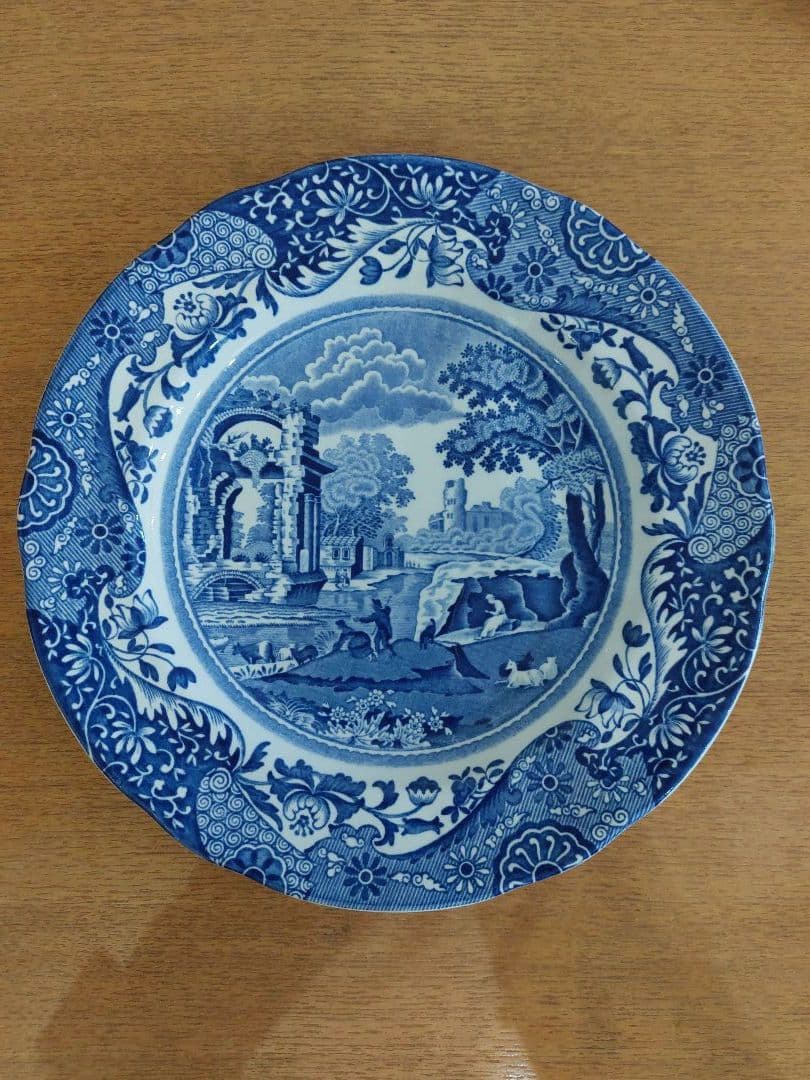 英国製 Spode スポード ブルーイタリアン 19㎝ 皿6枚 正規品