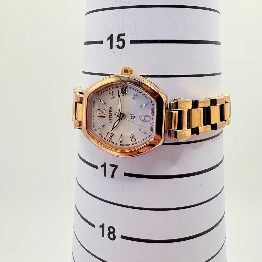美品 CITIZEN xC クロスシー ソーラー レディース 時計 デイト 27