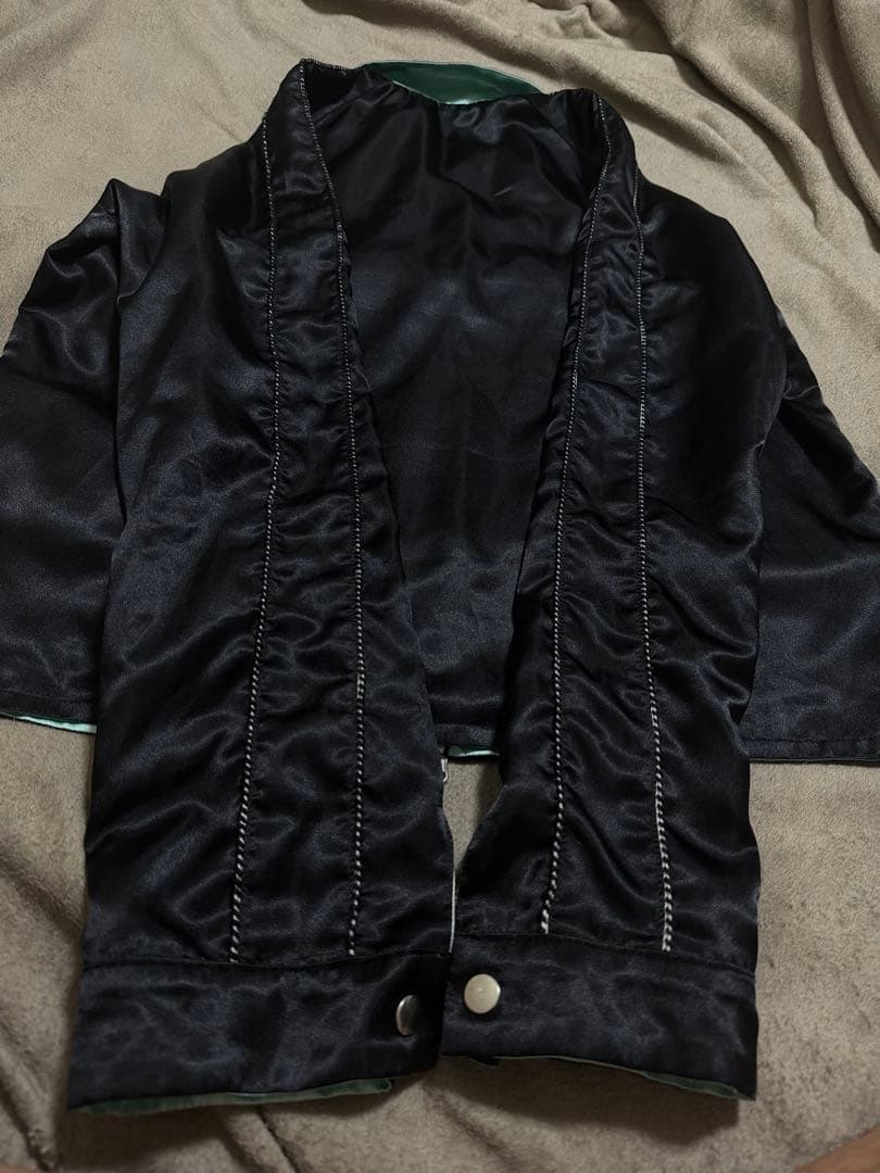 美品 日本製 LUCIOLE ２面用 馬 スカジャン サテン vintage