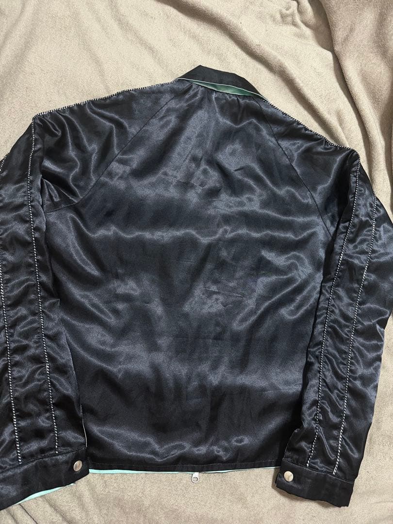 美品 日本製 LUCIOLE ２面用 馬 スカジャン サテン vintage