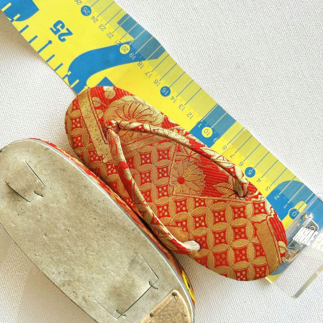 セット　七五三　7歳女の子　長着＆袋帯＆長襦袢＆小物　緑　源氏車金糸青海波　地紋