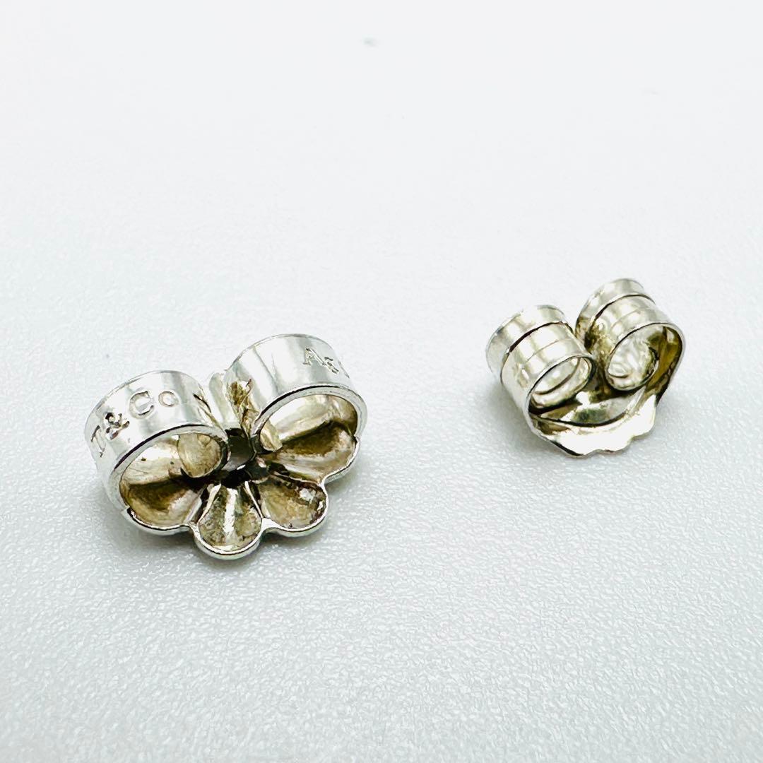 Tiffany オリーブ　リーフ　シルバーピアス　Ag925 キャッチ片方社外