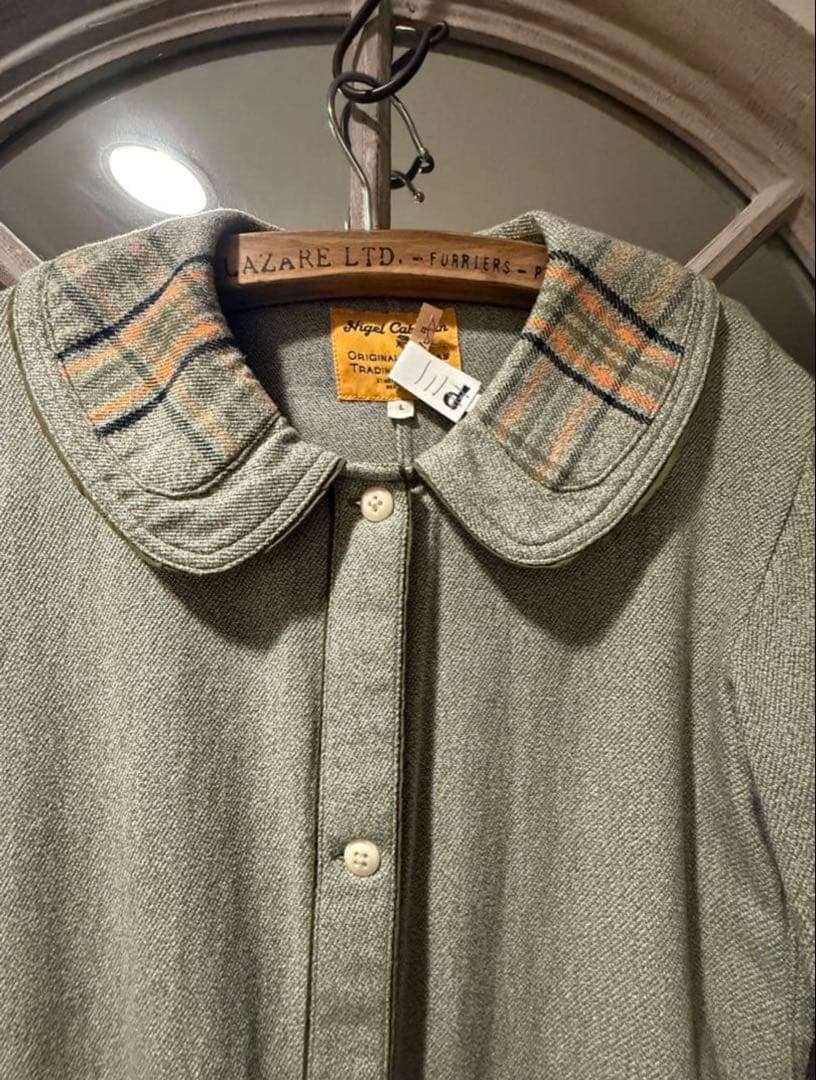 ナイジェル・ケーボン × オリジナルマドラス　ロングコート　ロングワンピース