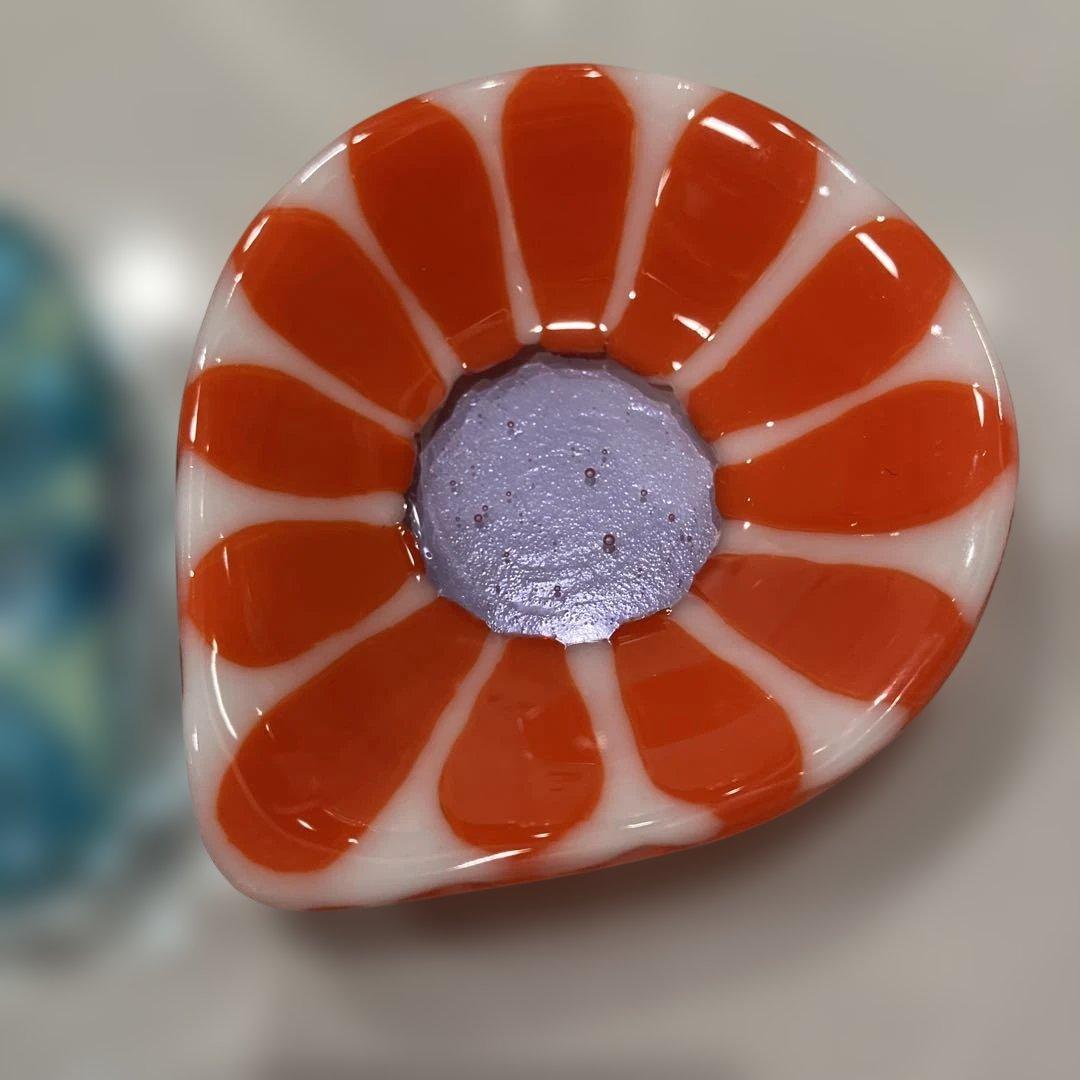 田子美紀さん　ガラス　豆皿