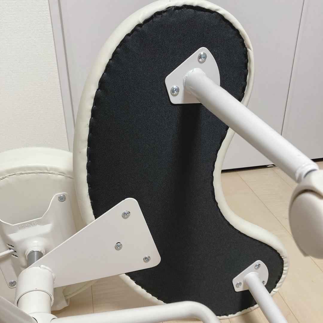 Pipersong オフィスチェア フットレスト付き 瞑想椅子 あぐら座椅子 白