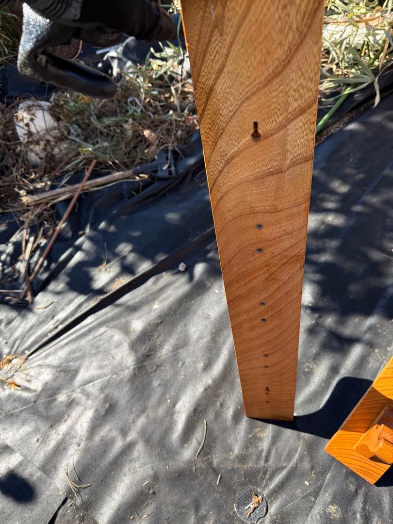 木製 壁掛けディスプレイラック 上下2枚セット 無垢材 ヴィンテージ調