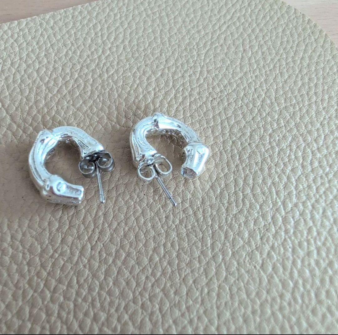 Tiffany シルバーバンブーピアス(両耳)