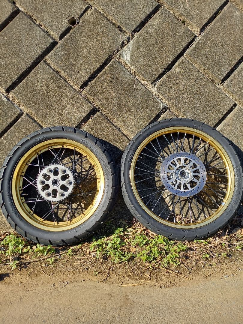 YAMAHA　セロー250　純正ホイールタイヤセット　IRC　GP210