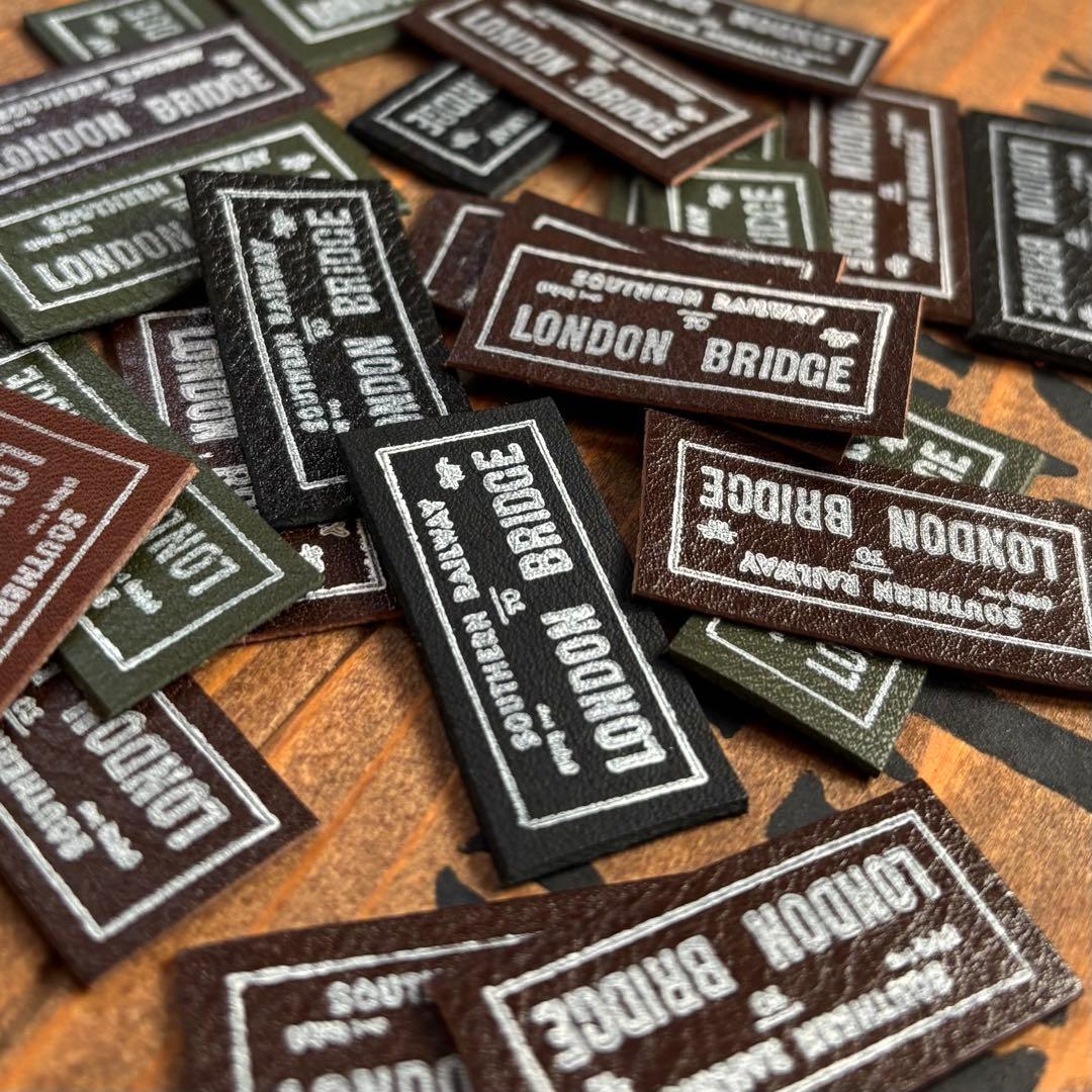 革タグレザータグ　ロンドンブリッジチケット25枚① ミニタグ　ワンポイント500