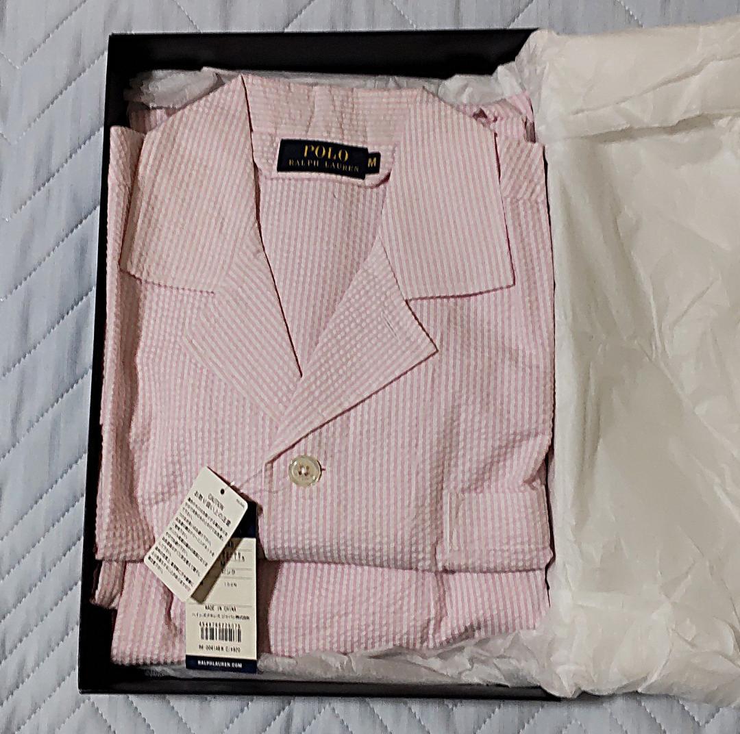 【新品 未使用 箱あり】 ポロ ラルフローレン パジャマ レディース M ピンク