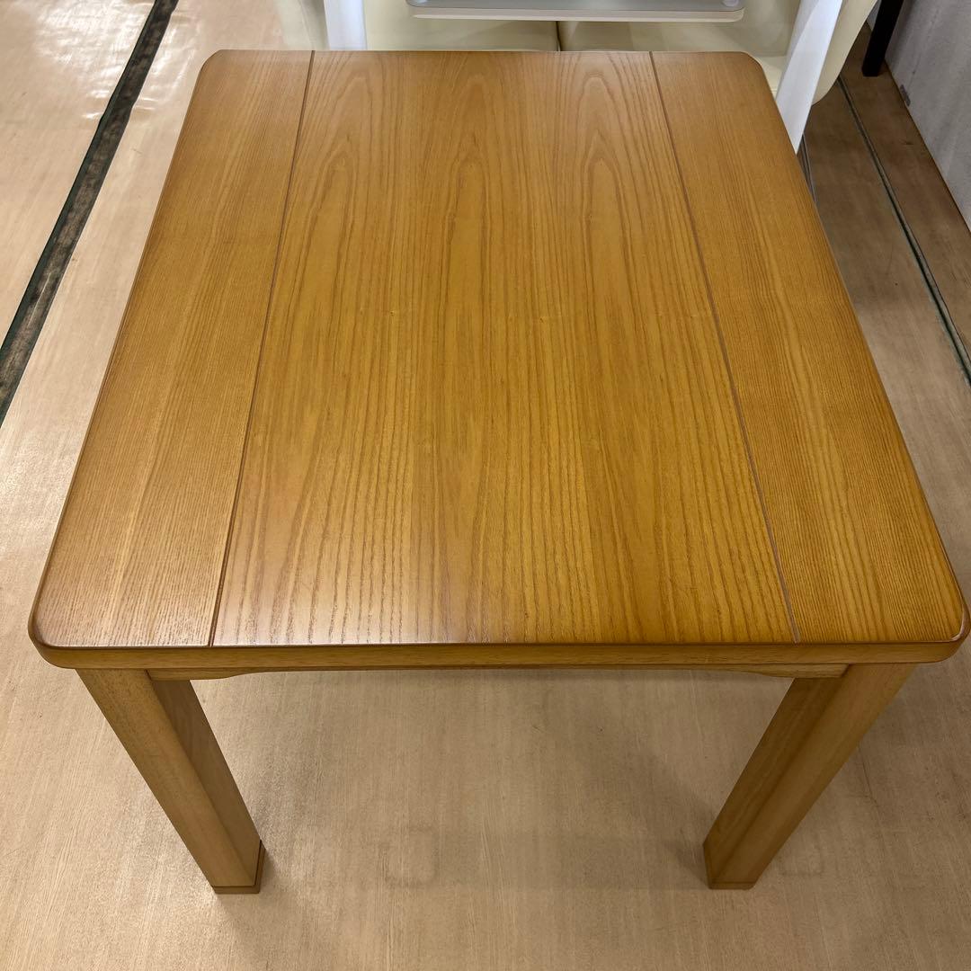 展示品★ハイタイプコタツセット 4点セット ダイニングこたつ 和モダン 布団付