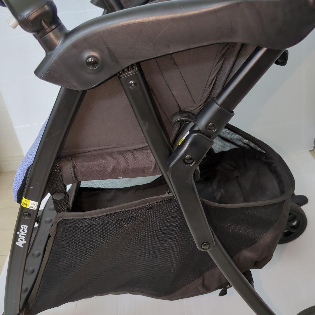 【美品】超軽量！ Aprica マジカルエアー クッション AC ネイビーB型