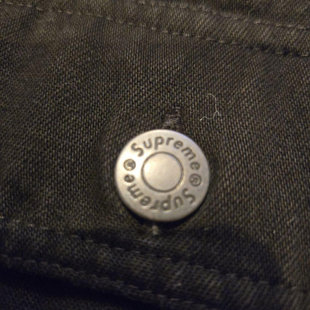 22FW Supreme Fleece Hooded Denim Shirt　L