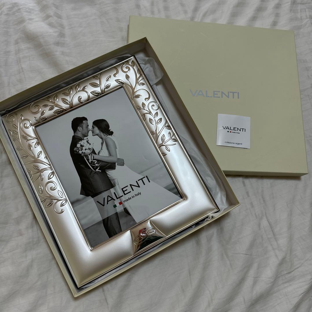 ヴァレンティ 銀製 ウェディング フォトフレーム