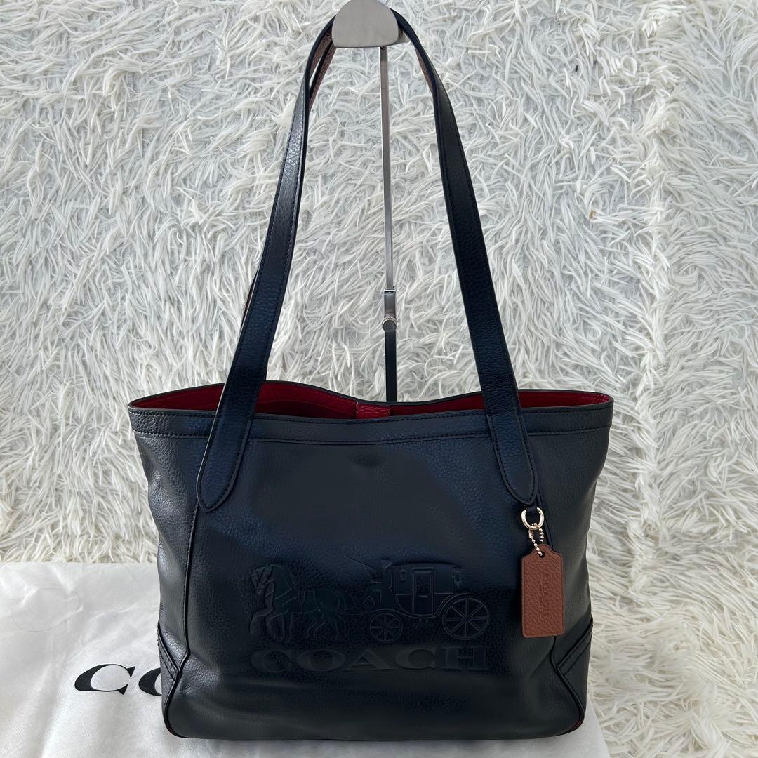 ✨美品✨ コーチ トートバッグ ホースアンドキャリッジ レザー A4収納可