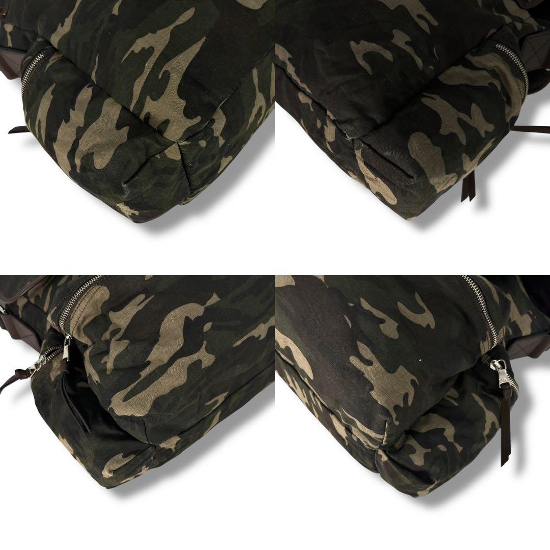 【極美品】ドルチェアンドガッパーナ　DG　メッセンジャー　迷彩　カモフラ　ロゴ