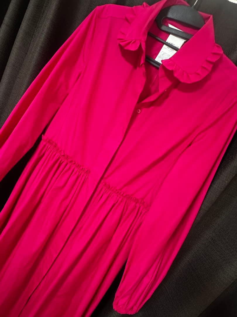 MaxMara マックスマーラ レディース マキシ丈ワンピース フューシャピンク