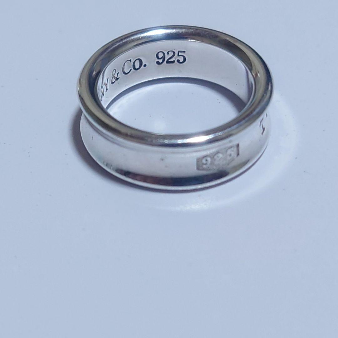極美品 ティファニー リング ナロー 10号 1837 シルバー 1997