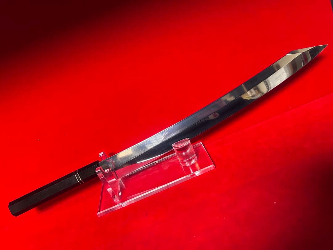 包丁　マグロ包丁　切付　尺三　鬼反り　鏡面仕上げ　切味抜群　箱付　未使用品