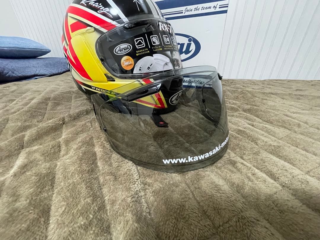 Arai RX-7X Nakano X レーシングスポイラースモークシールド付