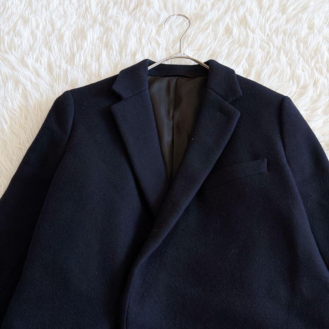 THE RERACS チェスターコート ロング ブラック 黒 38サイズ ウール