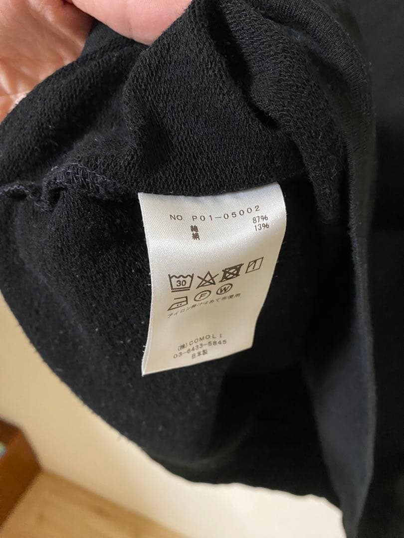 comoli コットンシルク長袖クルー　サイズ2