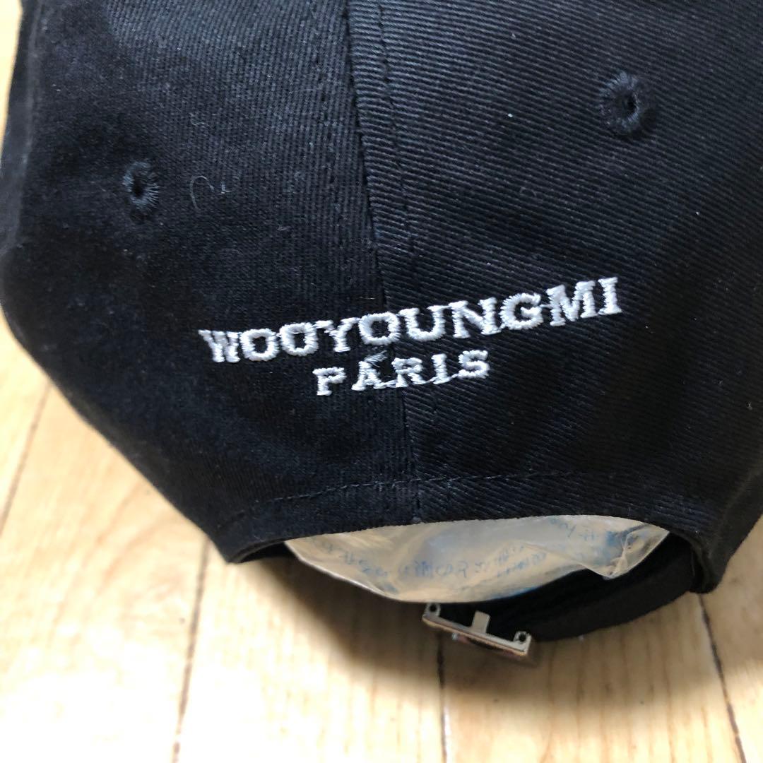新品同様❗️wooyongmi ウーヨンミ WYM ロゴ ボールキャップ 黒